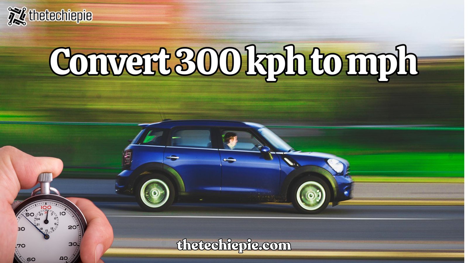 Convert 300 kph to mph