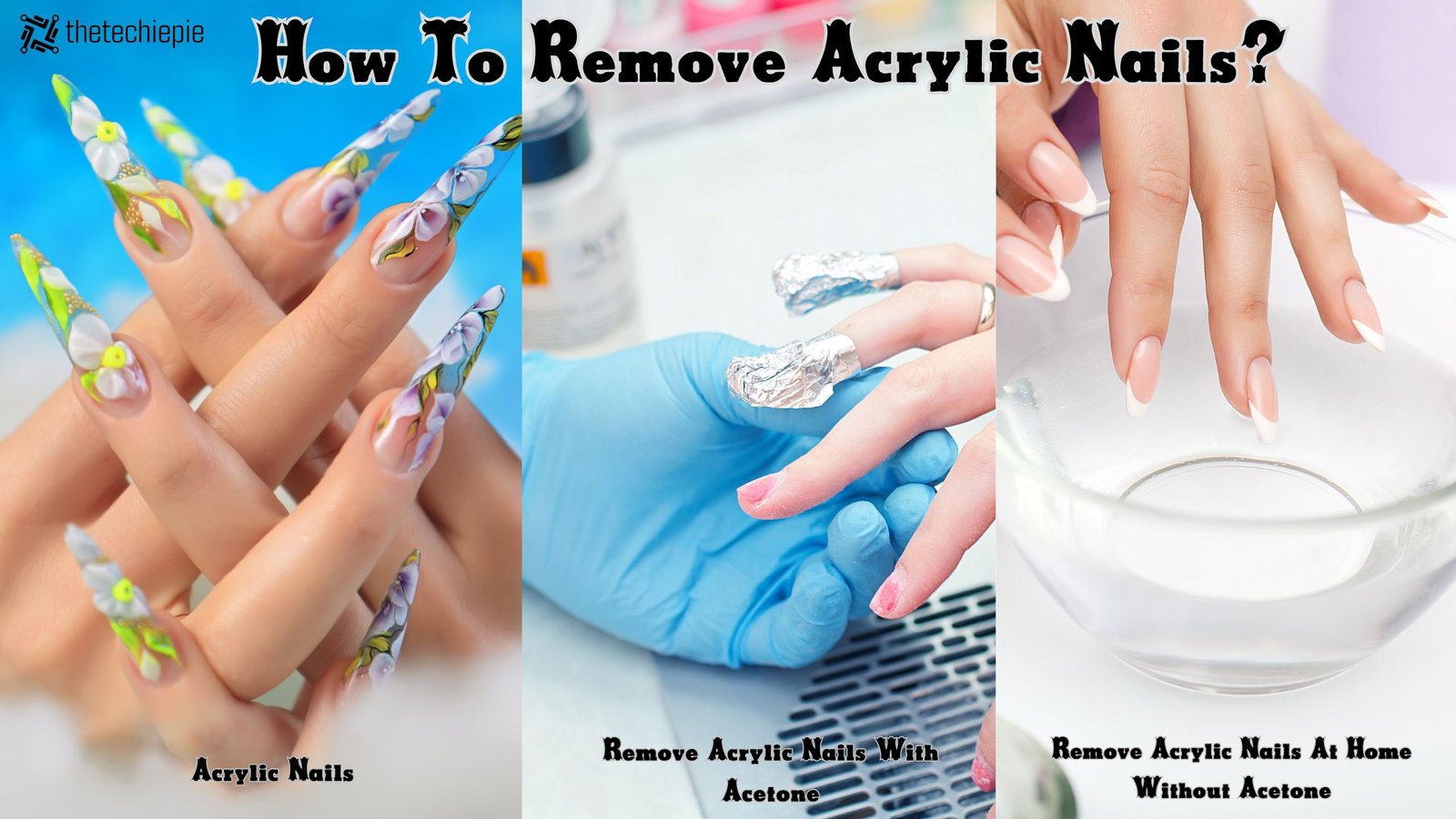 how to remove acrylic nails