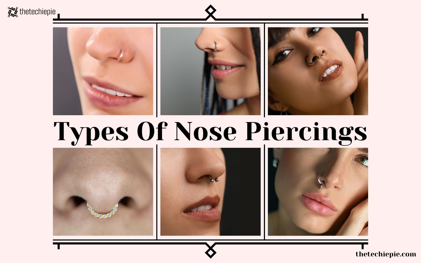 Types Of Nose Piercings