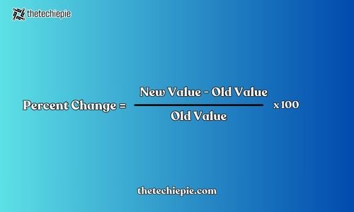 What is the Percent Change Formula in Excel