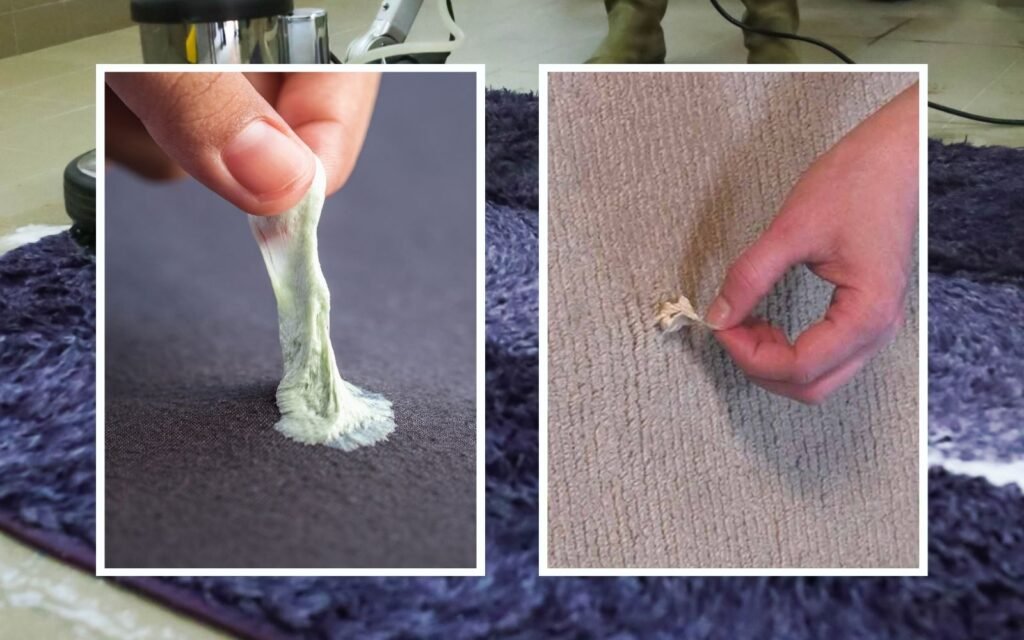 How to get gum out of carpet